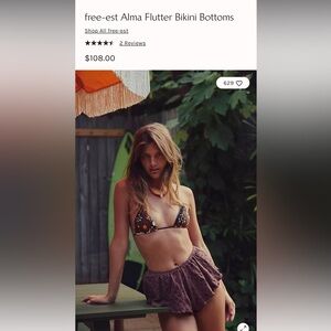 Free Est Alma Flutter Bikini Bottoms
